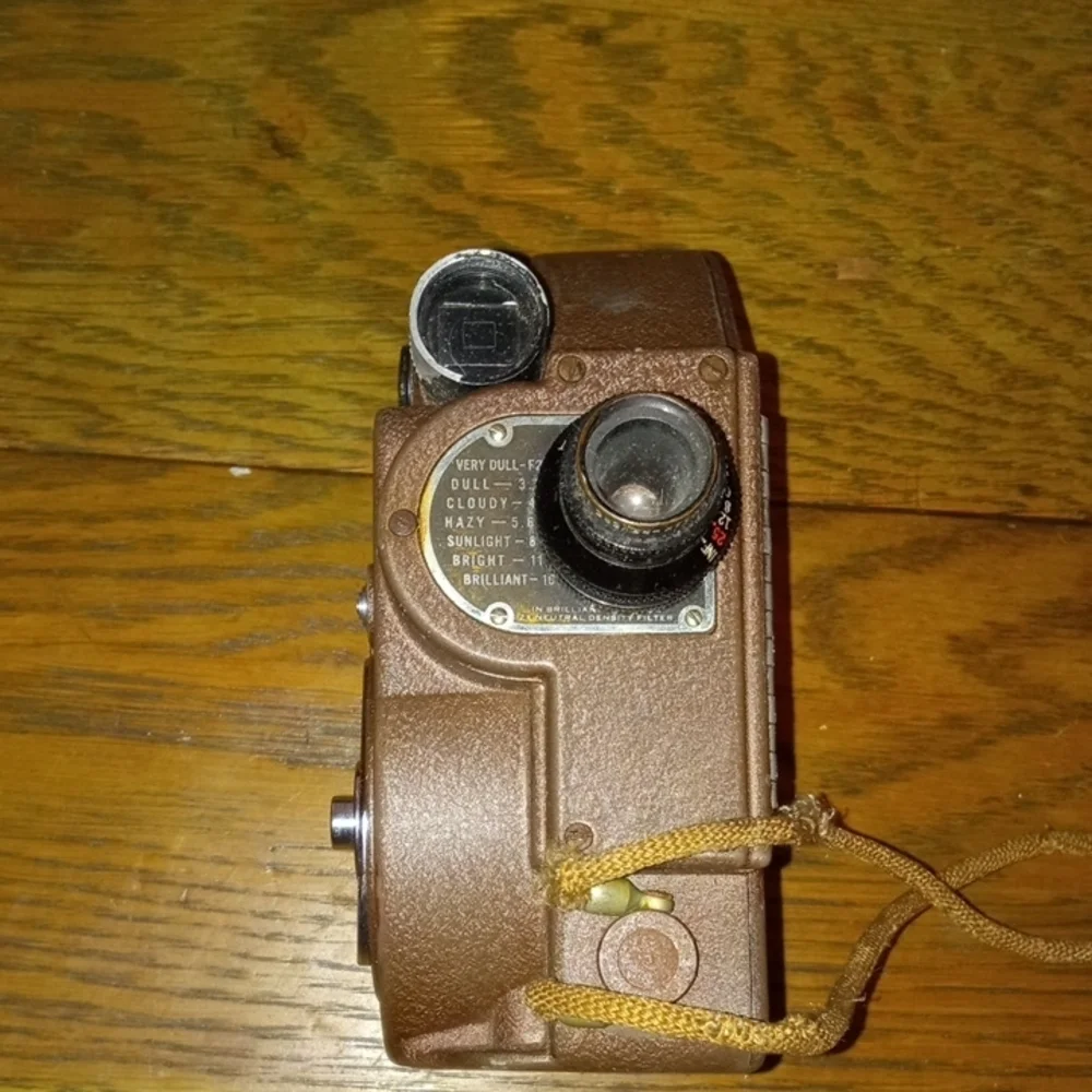 Reverse Classic Brown Simulated Camera
